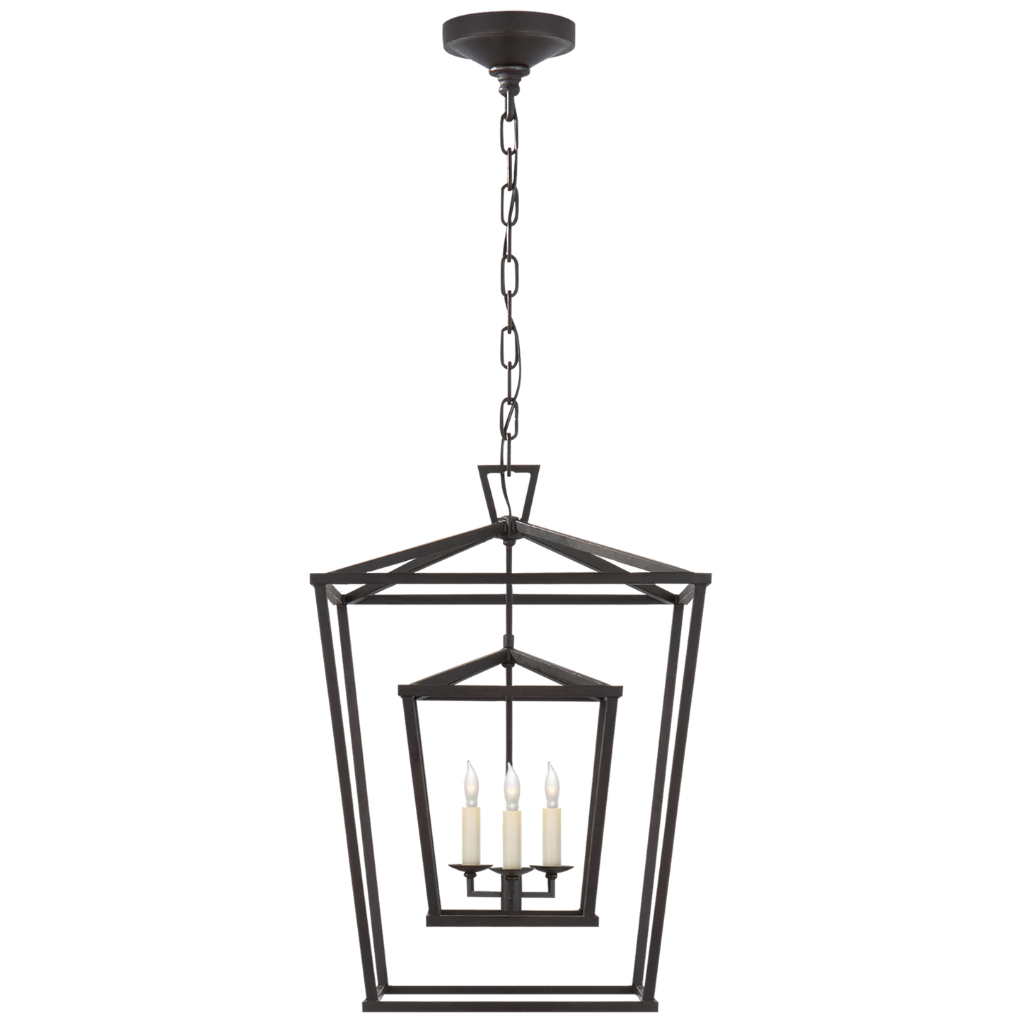 Darlana Medium Double Cage Pendant Lantern