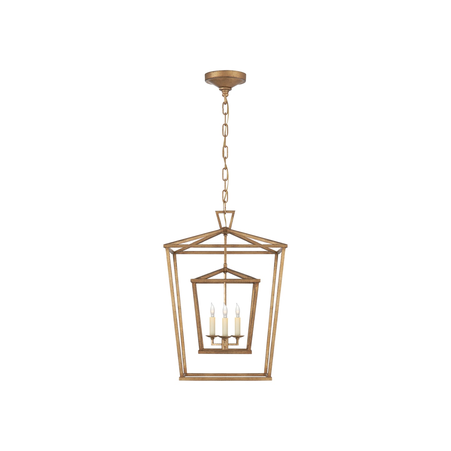 Darlana Medium Double Cage Pendant Lantern