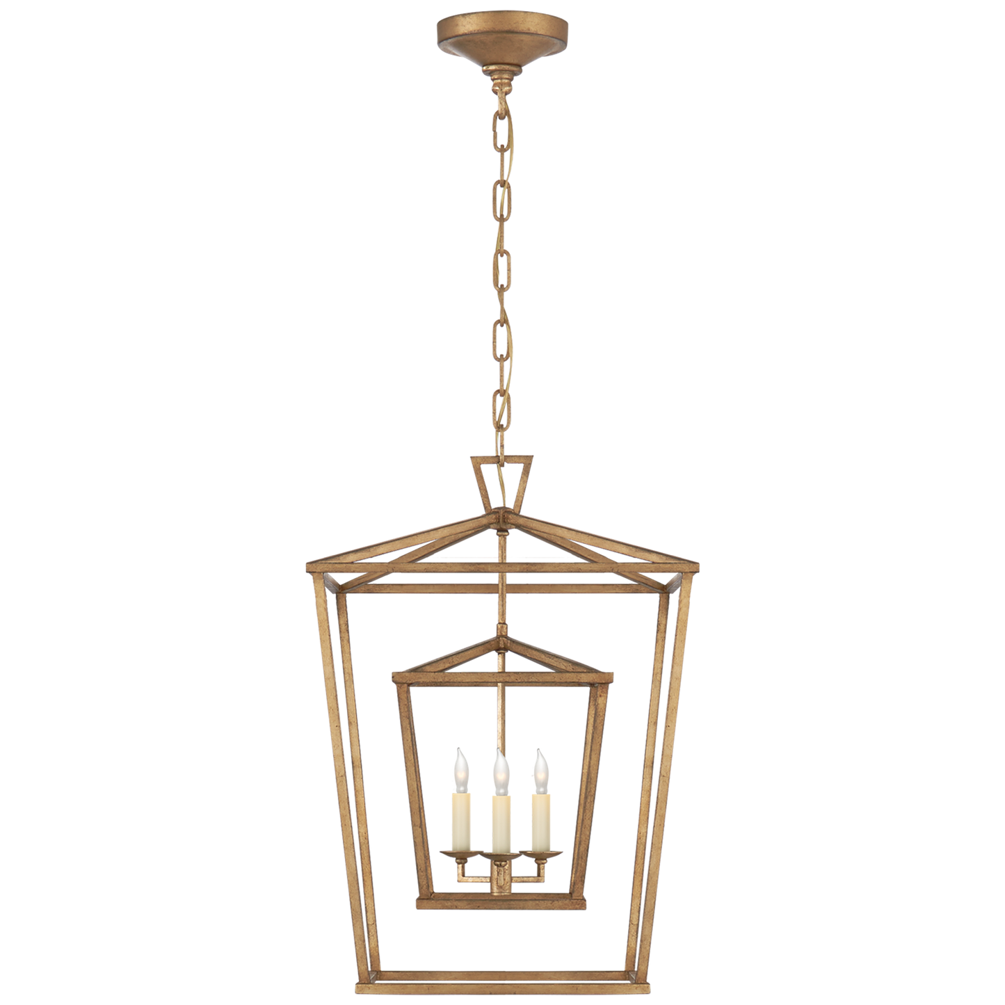 Darlana Medium Double Cage Pendant Lantern