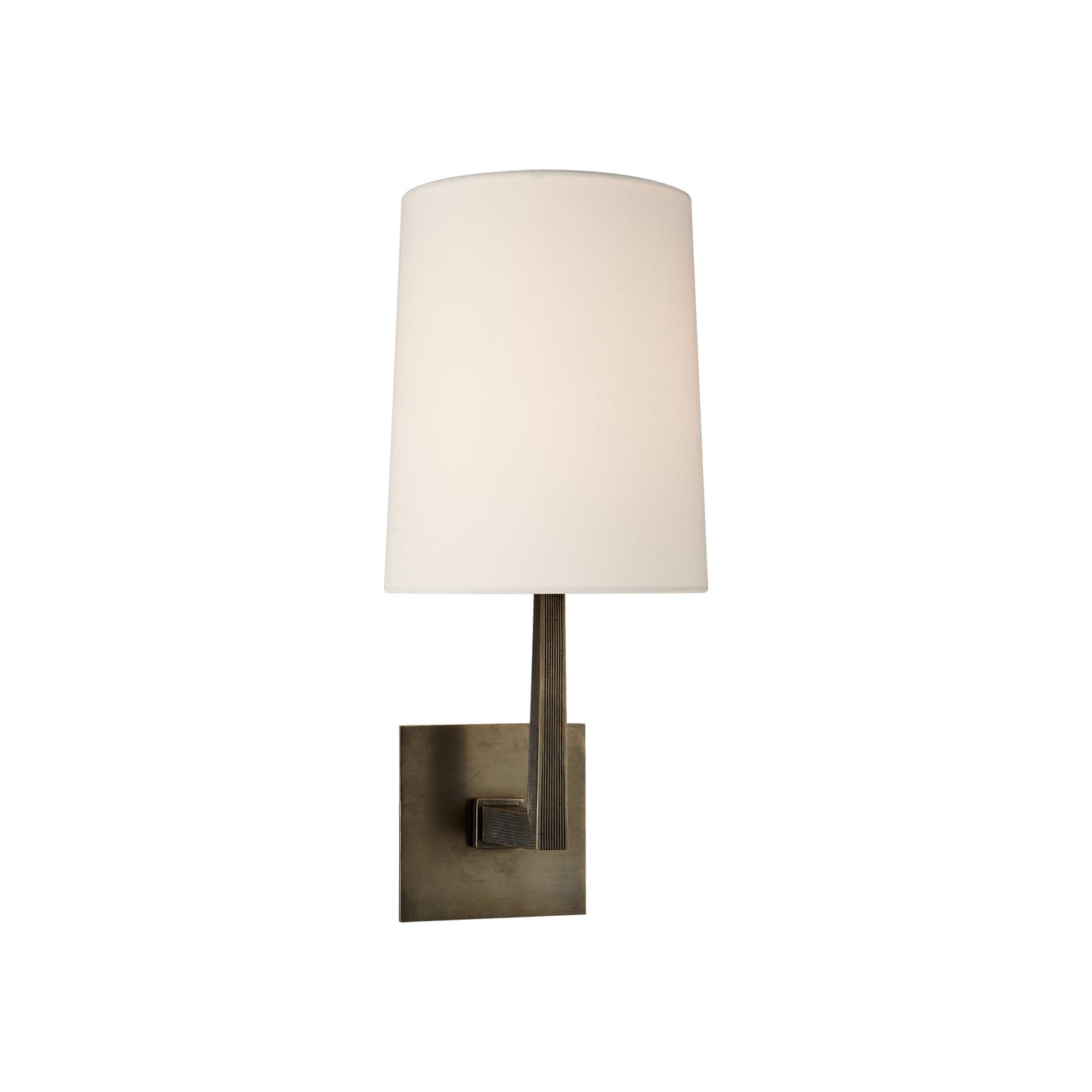 Ojai Medium Single Sconce with Linen Shade