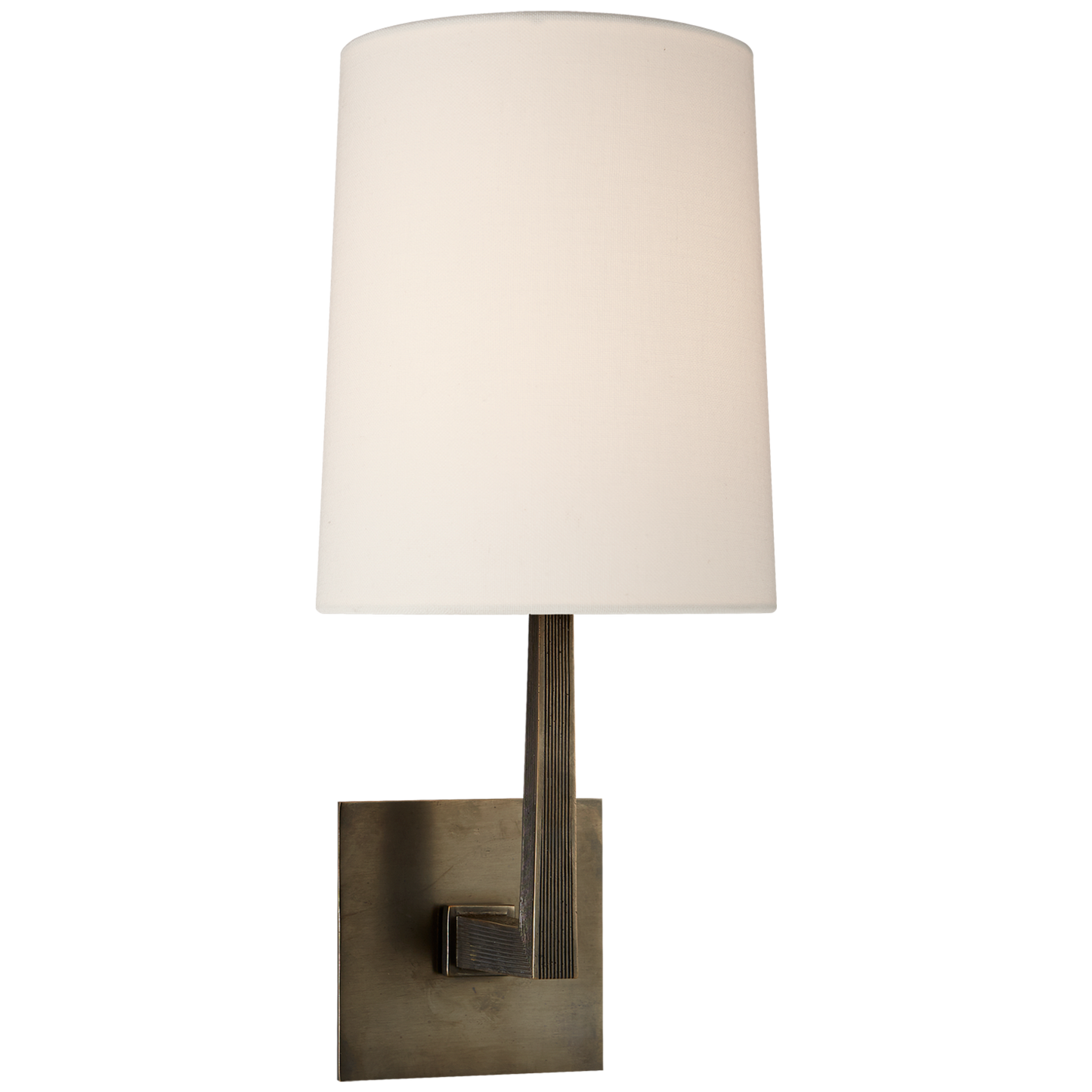 Ojai Medium Single Sconce with Linen Shade