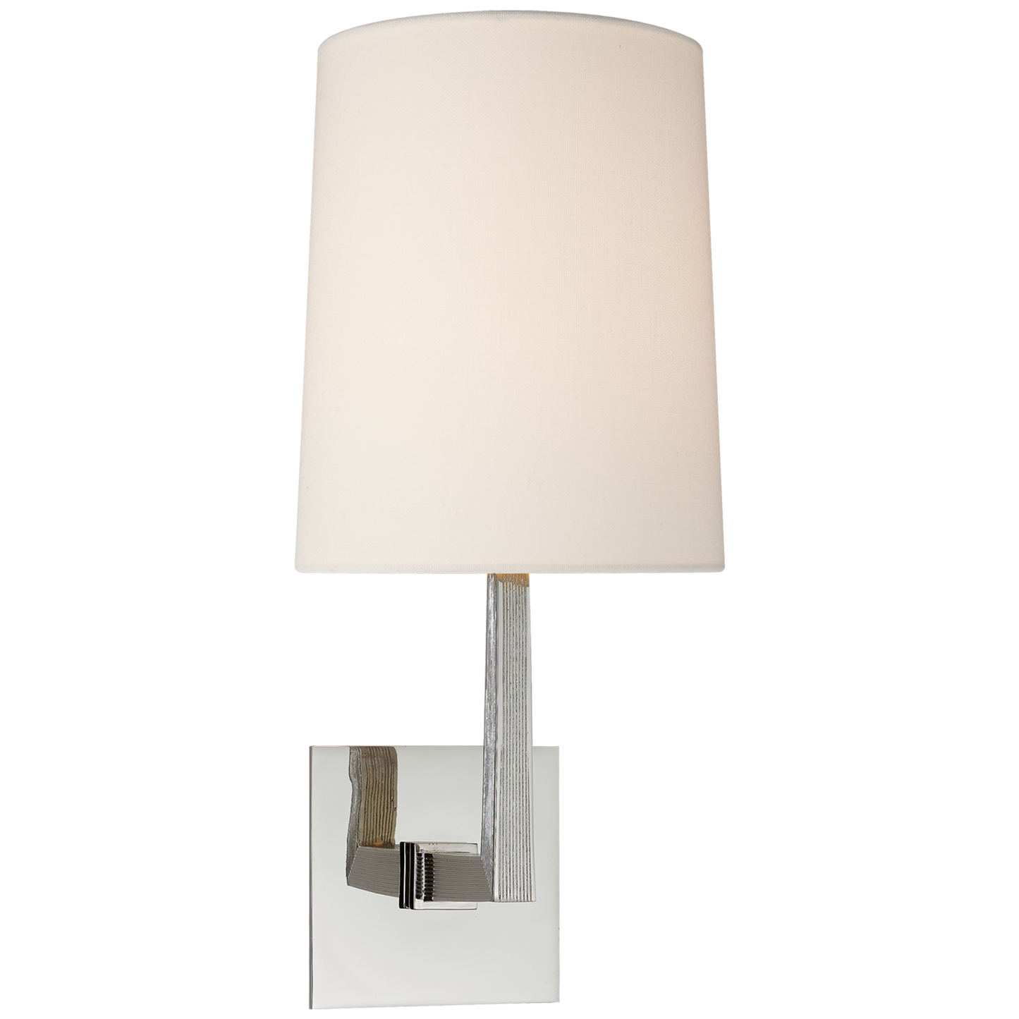 Ojai Medium Single Sconce with Linen Shade