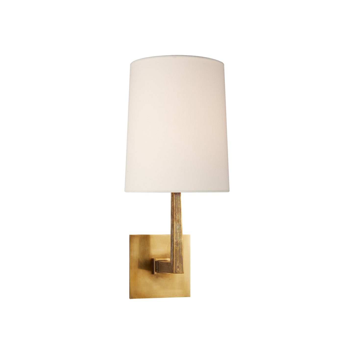 Ojai Medium Single Sconce with Linen Shade