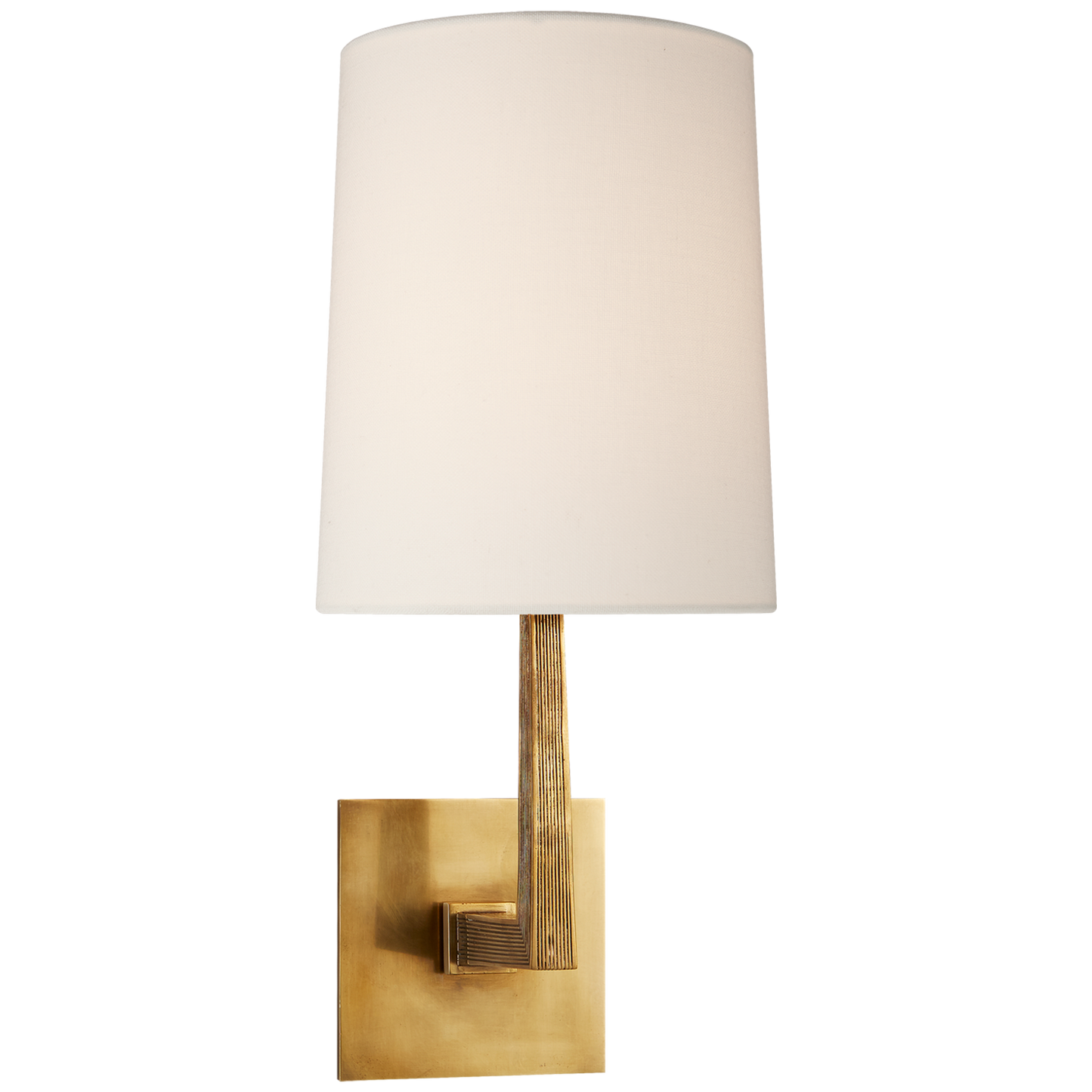 Ojai Medium Single Sconce with Linen Shade