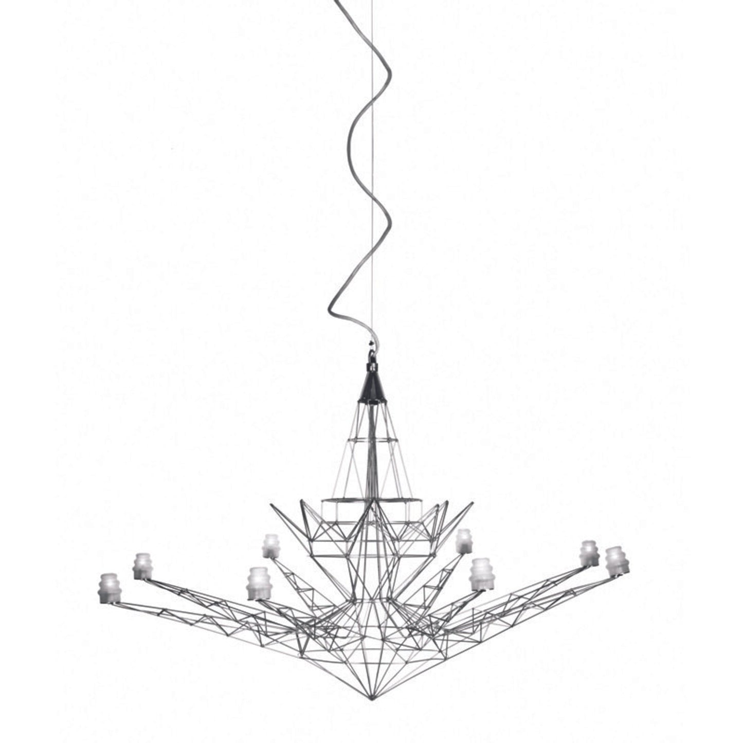 Lightweight 8-Light Chandelier