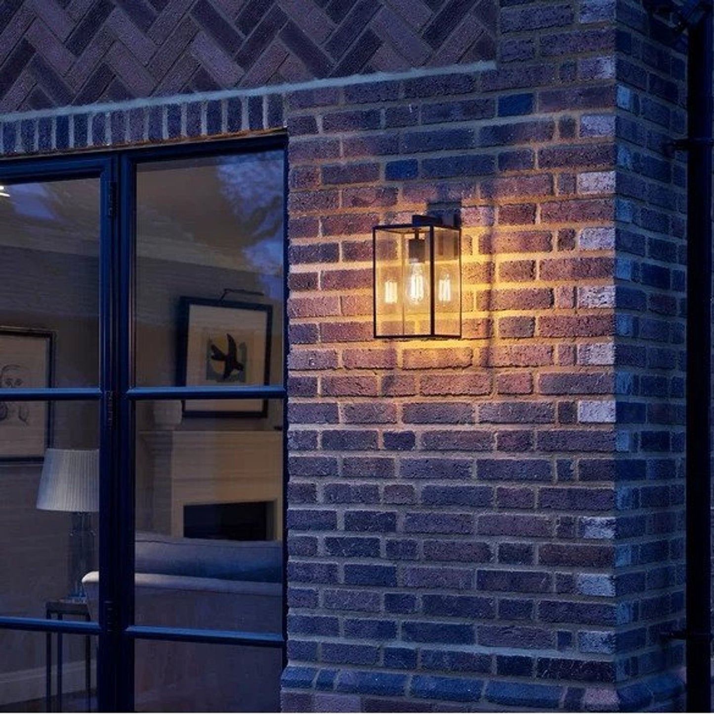 Box Lantern 350 Wall Light