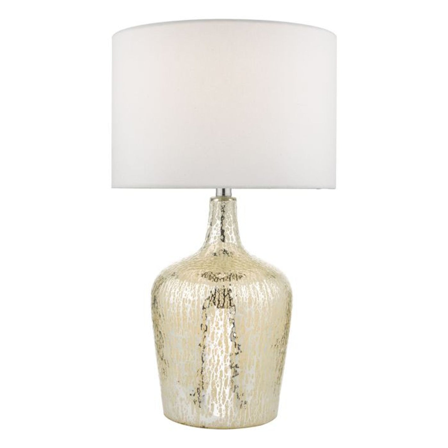 Lolek Table Lamp Silver Glass