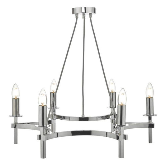 Nacala 6-Light Chandelier Polished Chrome