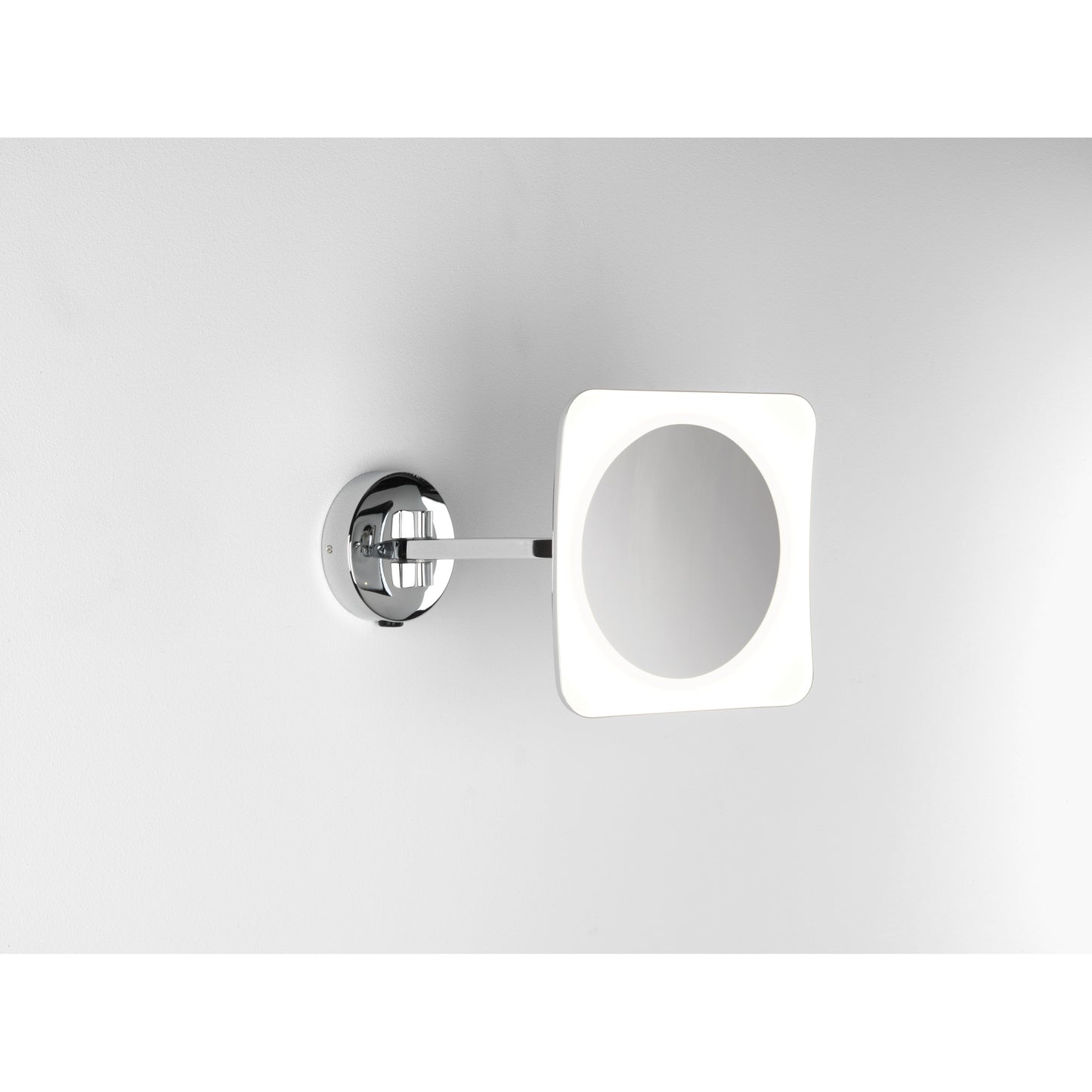 Mascali Square LED Wall Light Polished Chrome