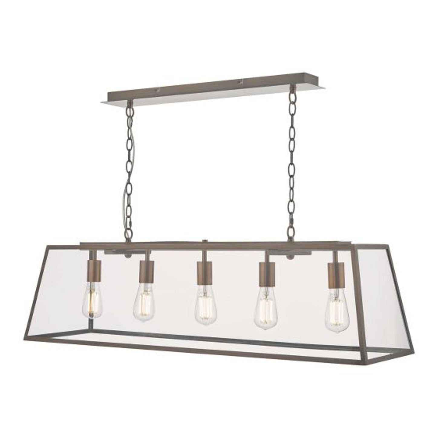 Academy 5-Light Clear Glass Pendant