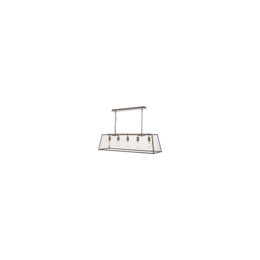 Academy 5-Light Clear Glass Pendant