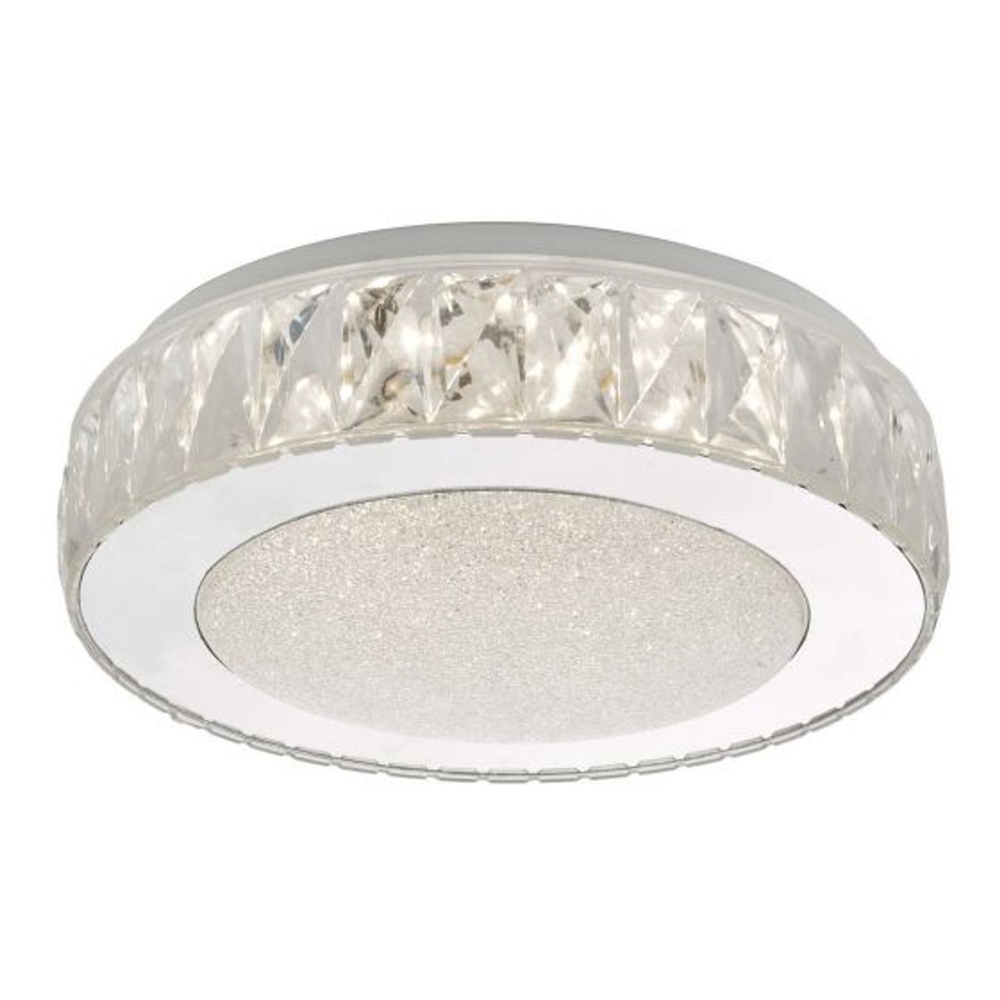 Akelia LED Flush Mount Acrylic & Stainless Steel