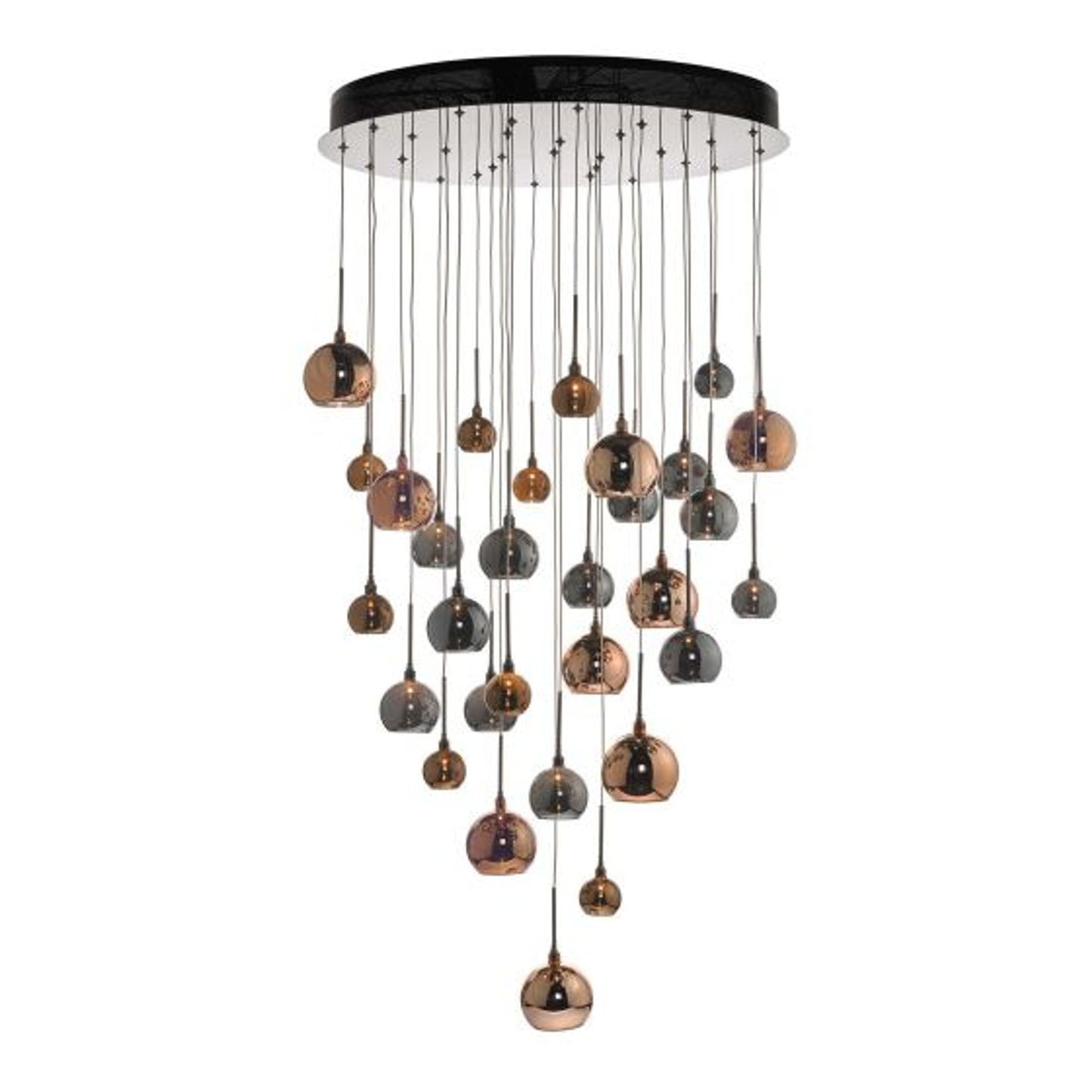 Aurelia 30-Light Cluster Pendant Copper & Bronze