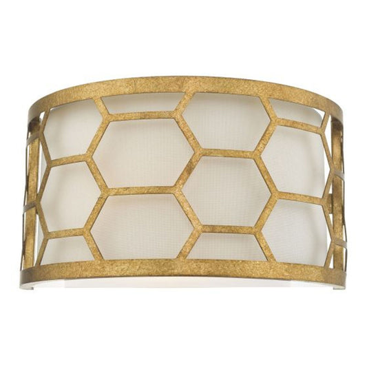 Epstein Wall Light Gold & Ivory