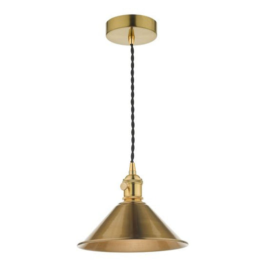 Hadano 1-Light Pendant Natural Brass