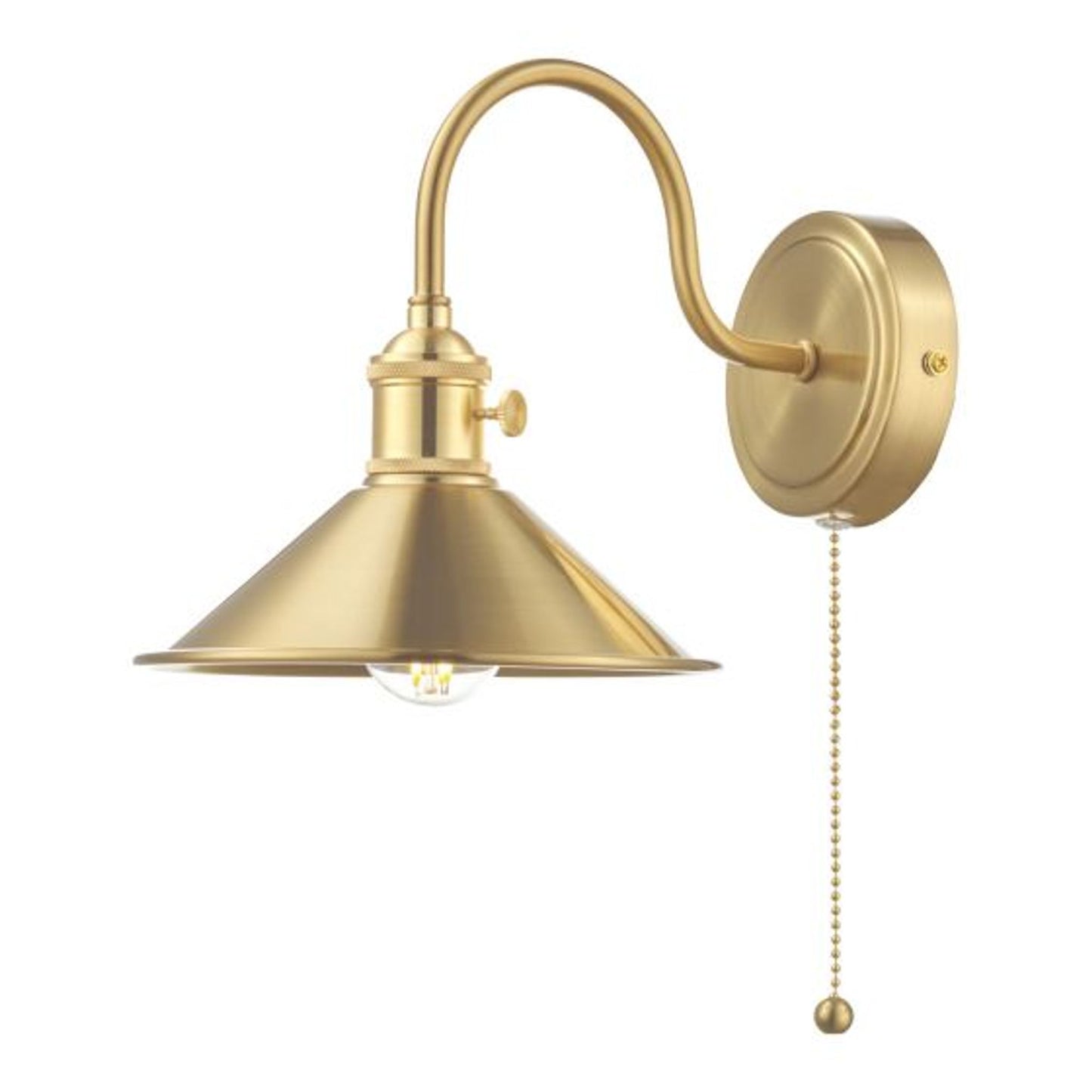 Hadano Single Wall Light Brass