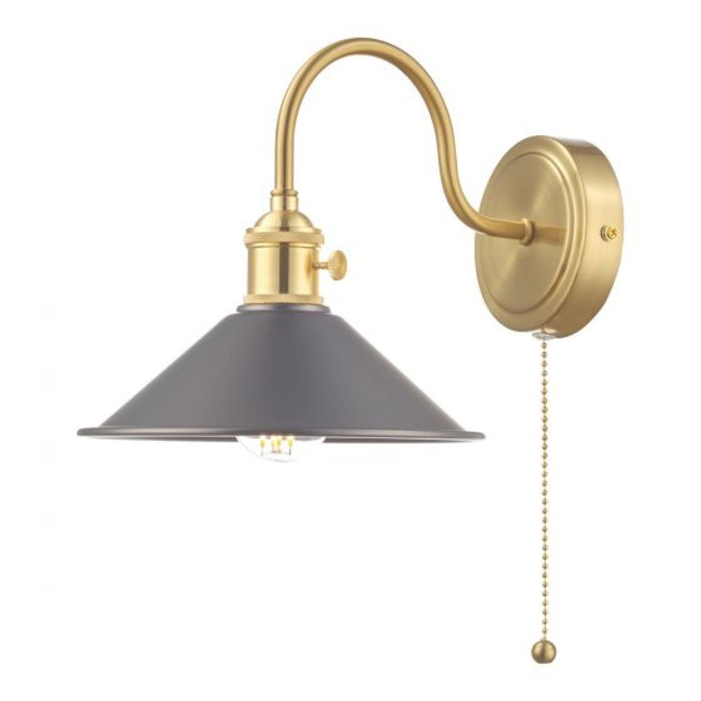 Hadano Single Wall Light Brass