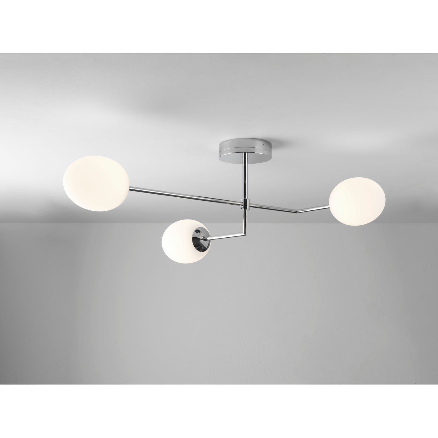 Kiwi 3 Ceiling Light Polished Chrome