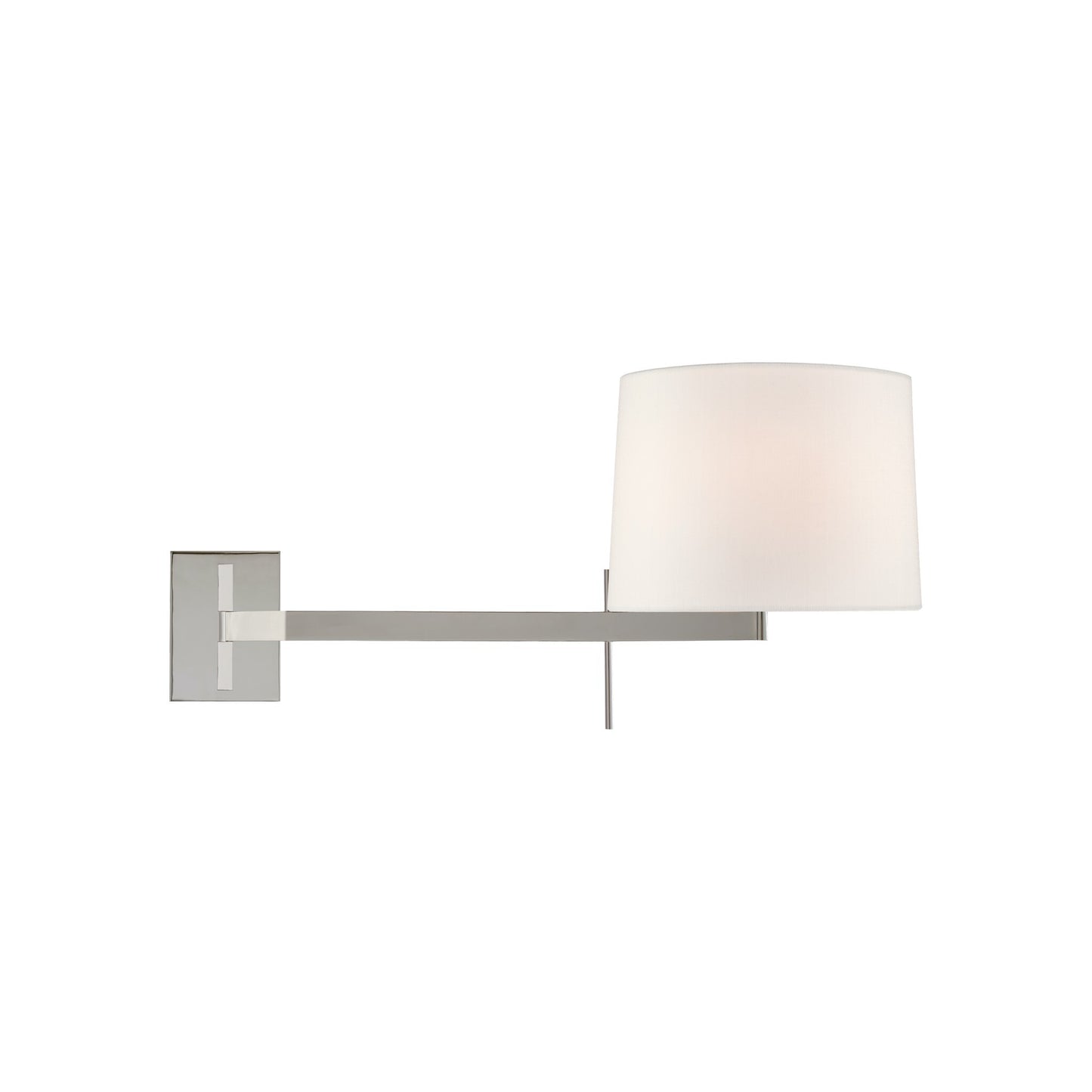 Sweep Medium Articulating Sconce with Linen Shade