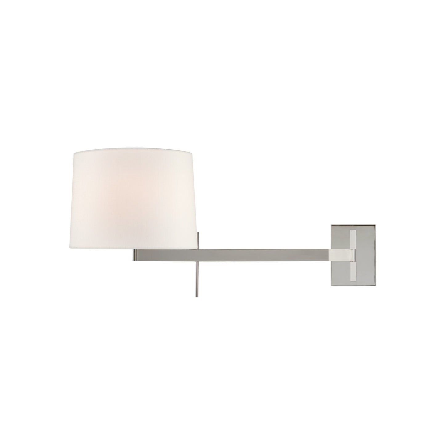 Sweep Medium Articulating Sconce with Linen Shade