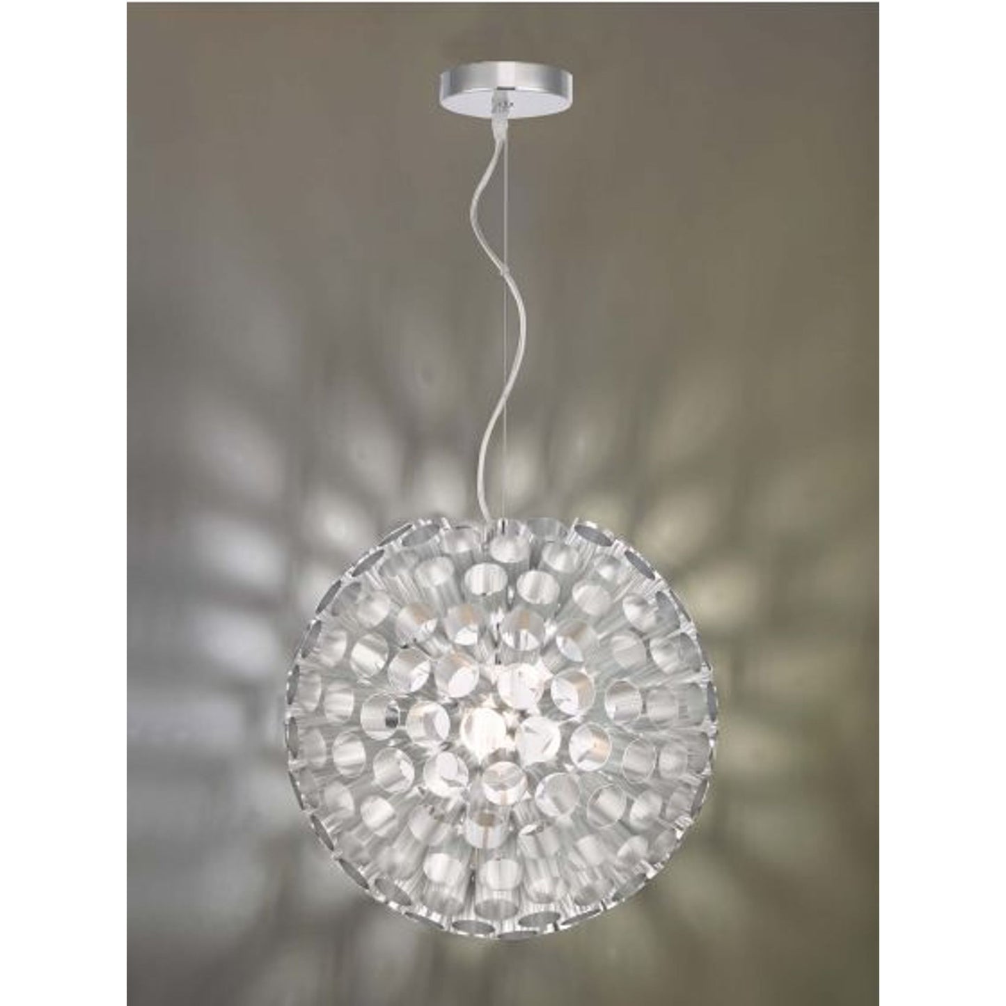 Serafina 1-Light Small Pendant Brushed Chrome