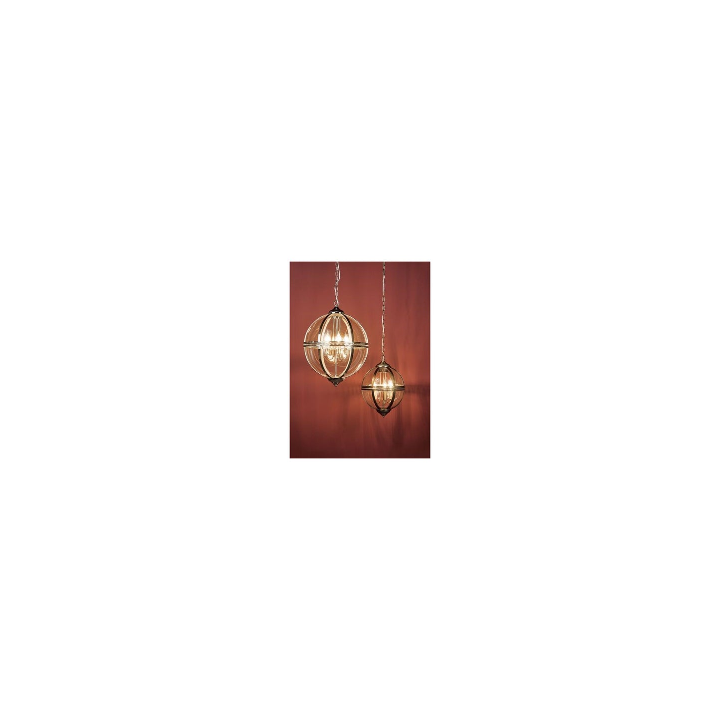 Vanessa 5-Light Pendant Polished Nickel with Clear Glass