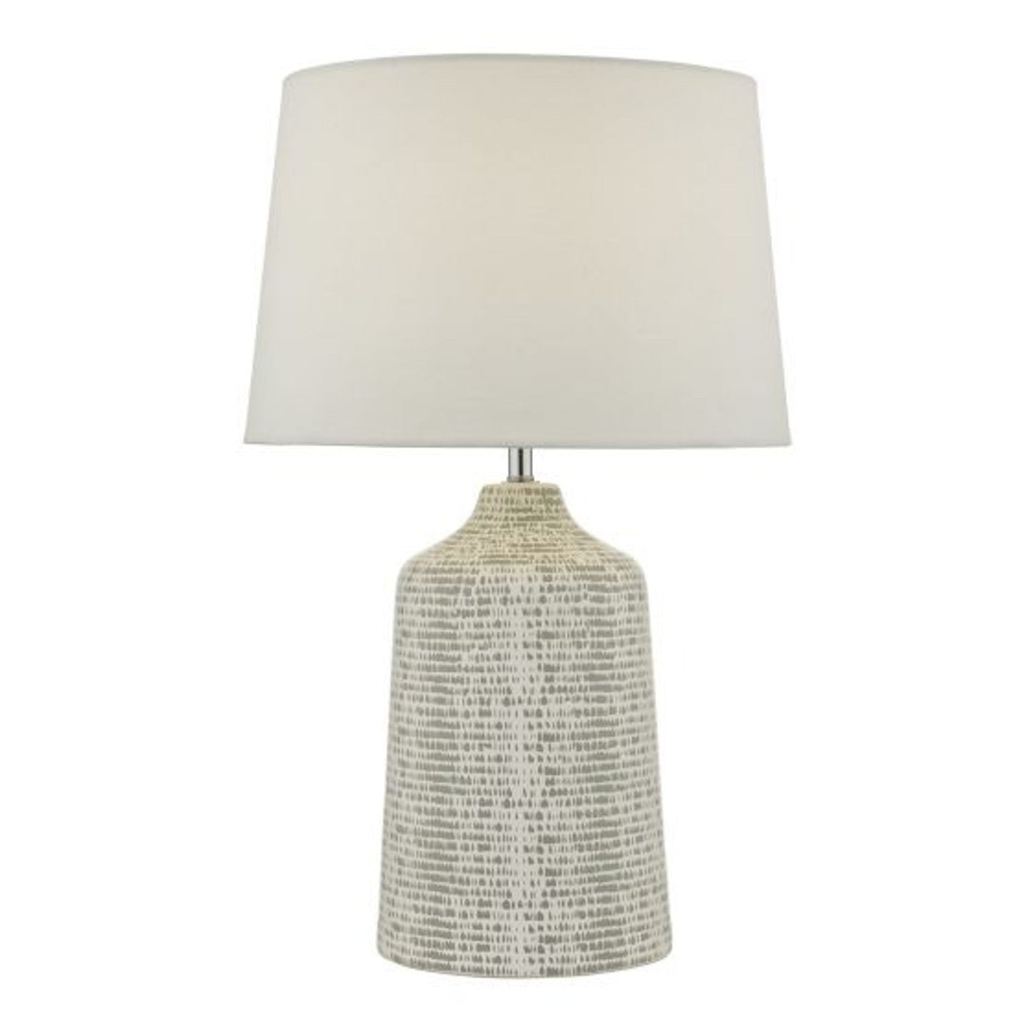 Vondra Table Lamp White & Grey