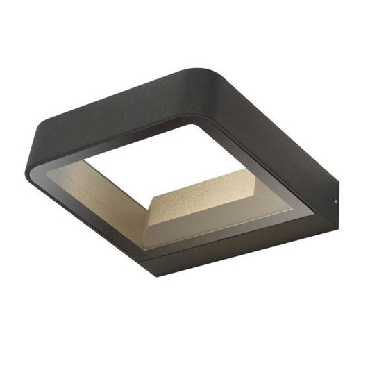 Malone Square LED Wall Light Anthracite IP65