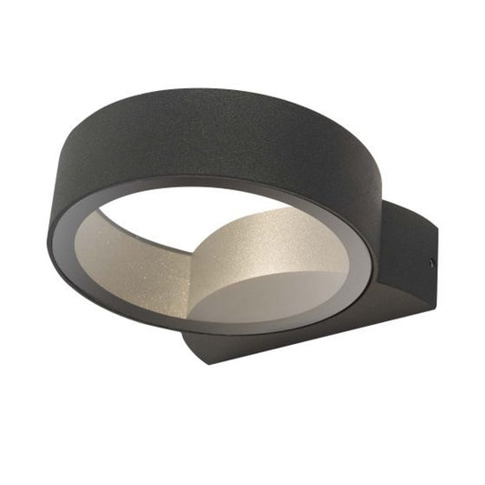 Reon LED Wall Light Circle Fixed Anthracite