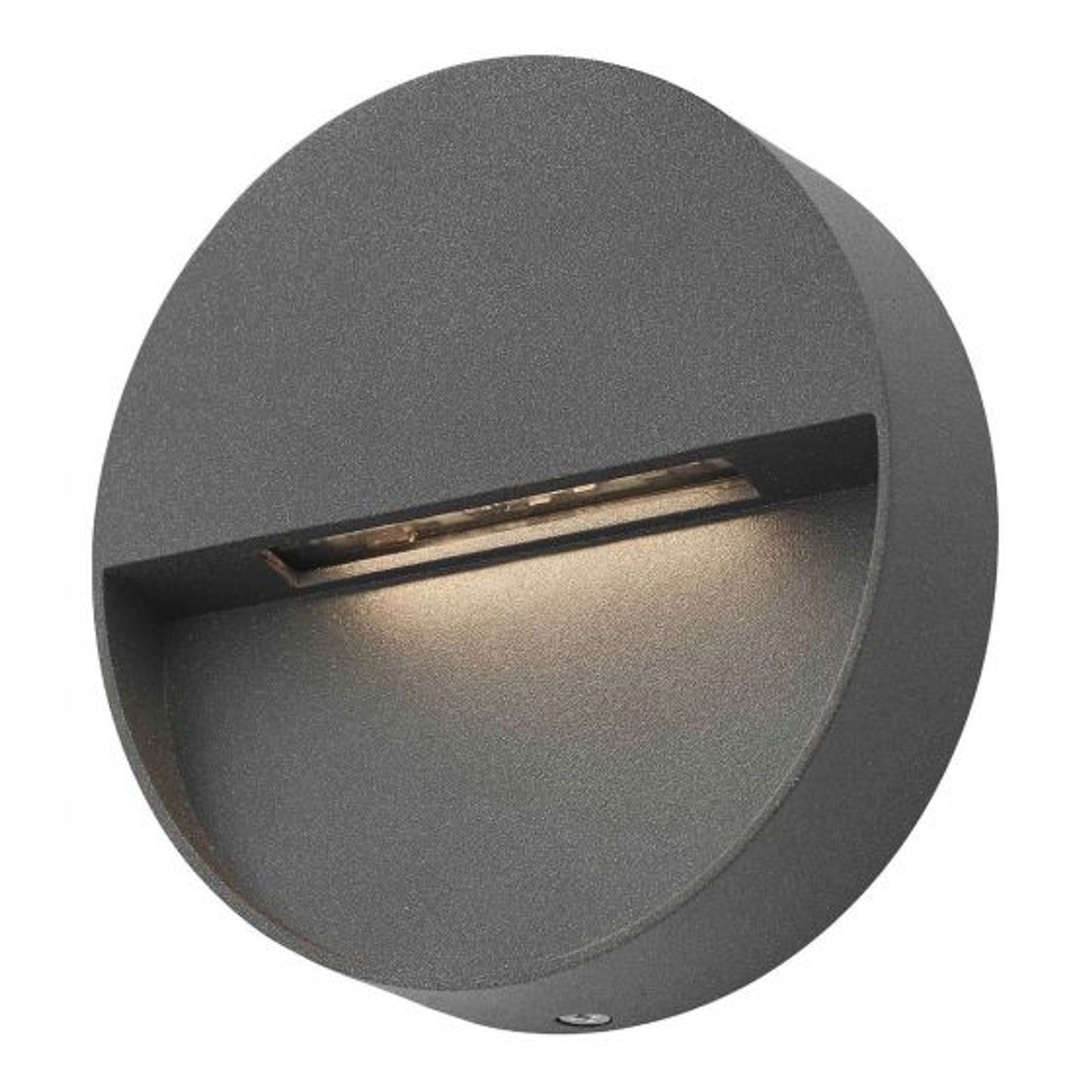 Ugo Outdoor Round Wall Light Eyelid Anthracite