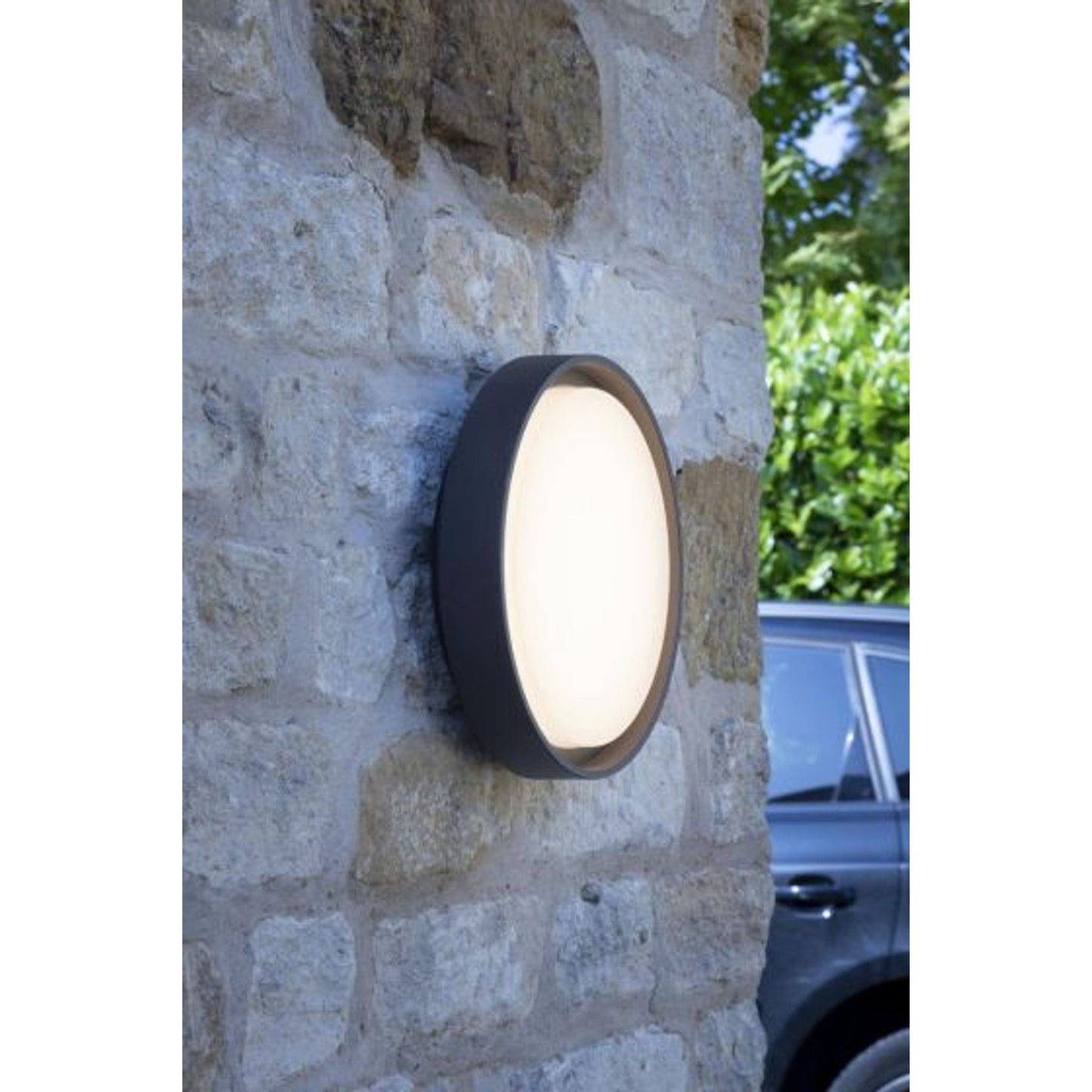 Ralph LED Round Flush Mount Anthracite