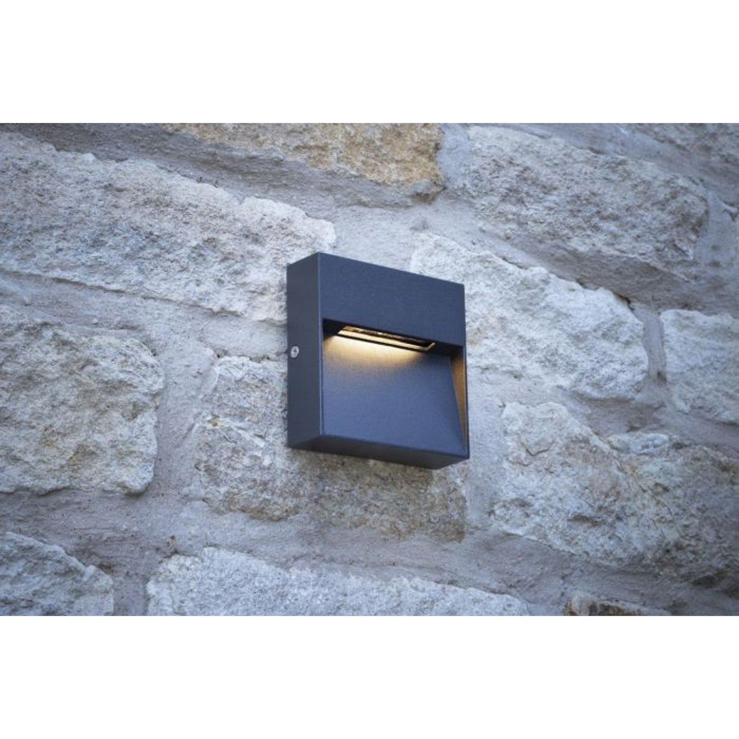 Yukon Outdoor LED Wall Light Eyelid Anthracite