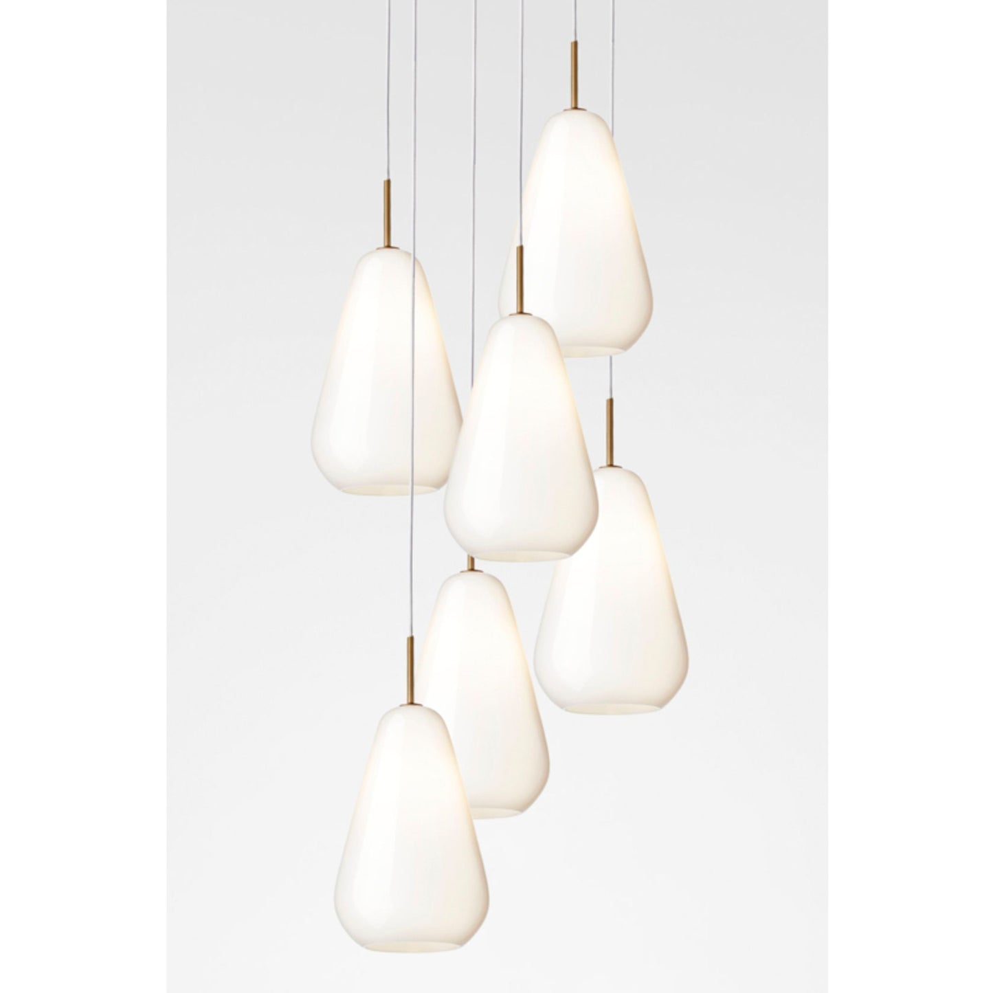 Anoli 6 Six-Light Nordic Gold Pendant