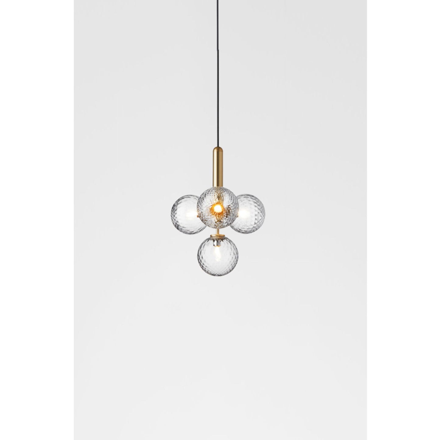 Miira 4 Brass LED Pendant