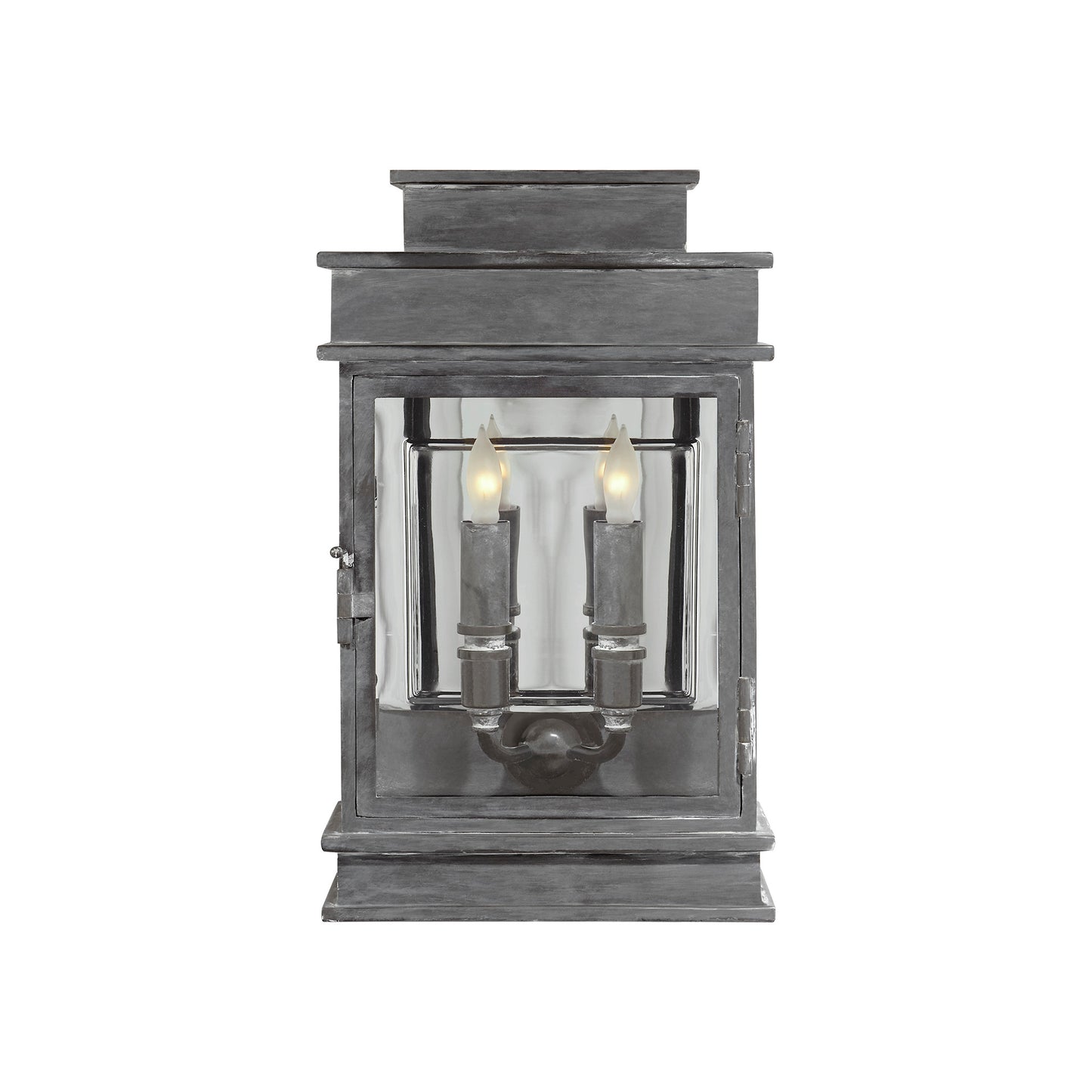 Linear Short Clear Glass Wall Lantern