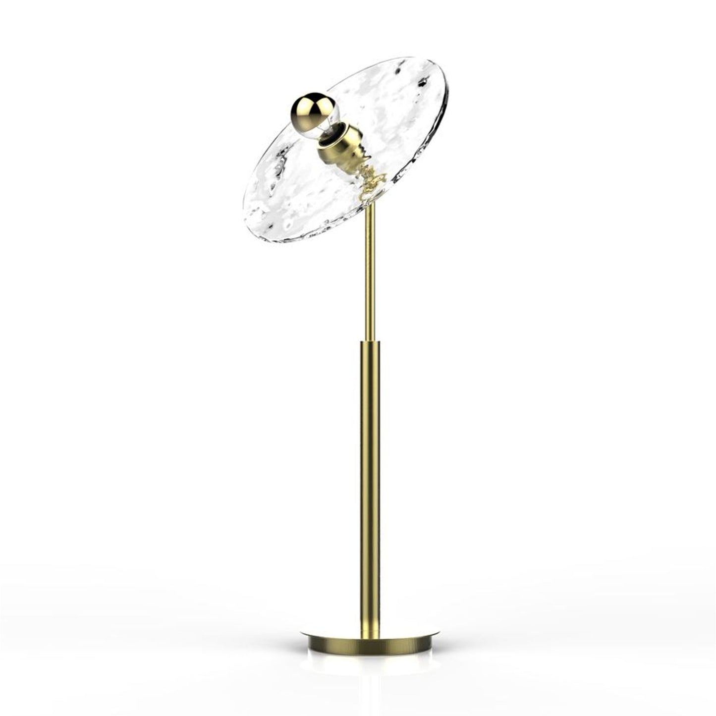 Marconi Table Lamp Brushed Brass & Lacquer