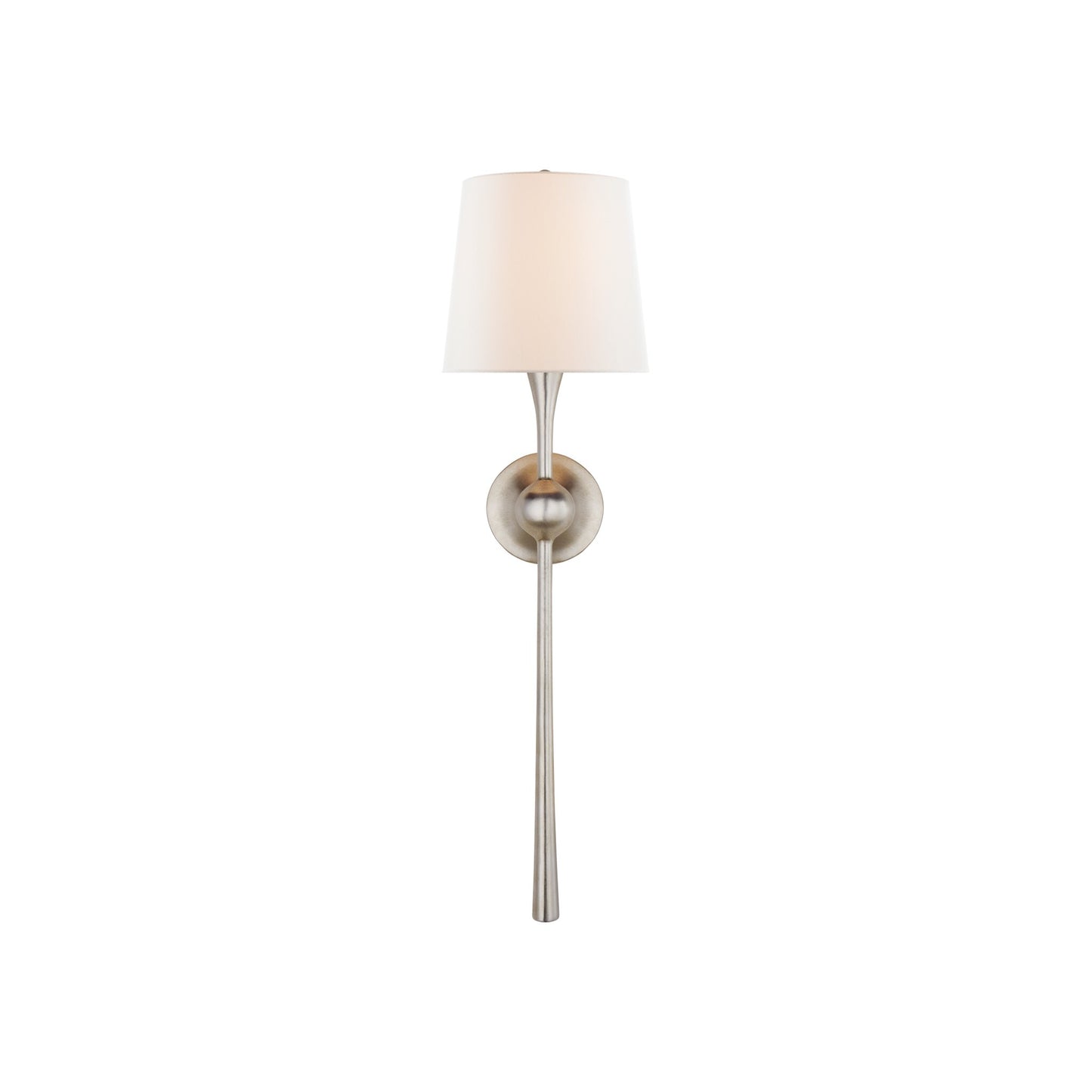 Dover Large Tail Sconce with Linen Shade