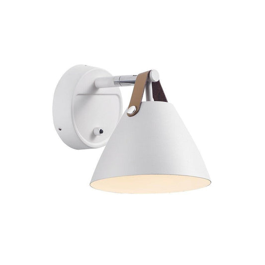 Strap 15 Wall Light with Leather Detail