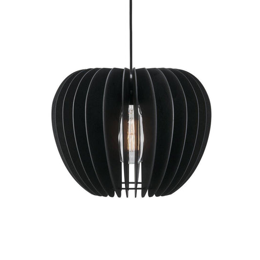 Tribeca 38 Wood Pendant Black