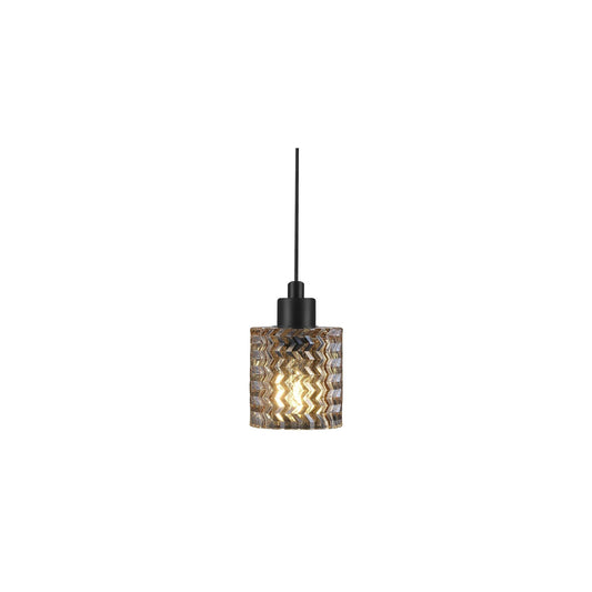 Hollywood Metal Pendant with Glass Shade