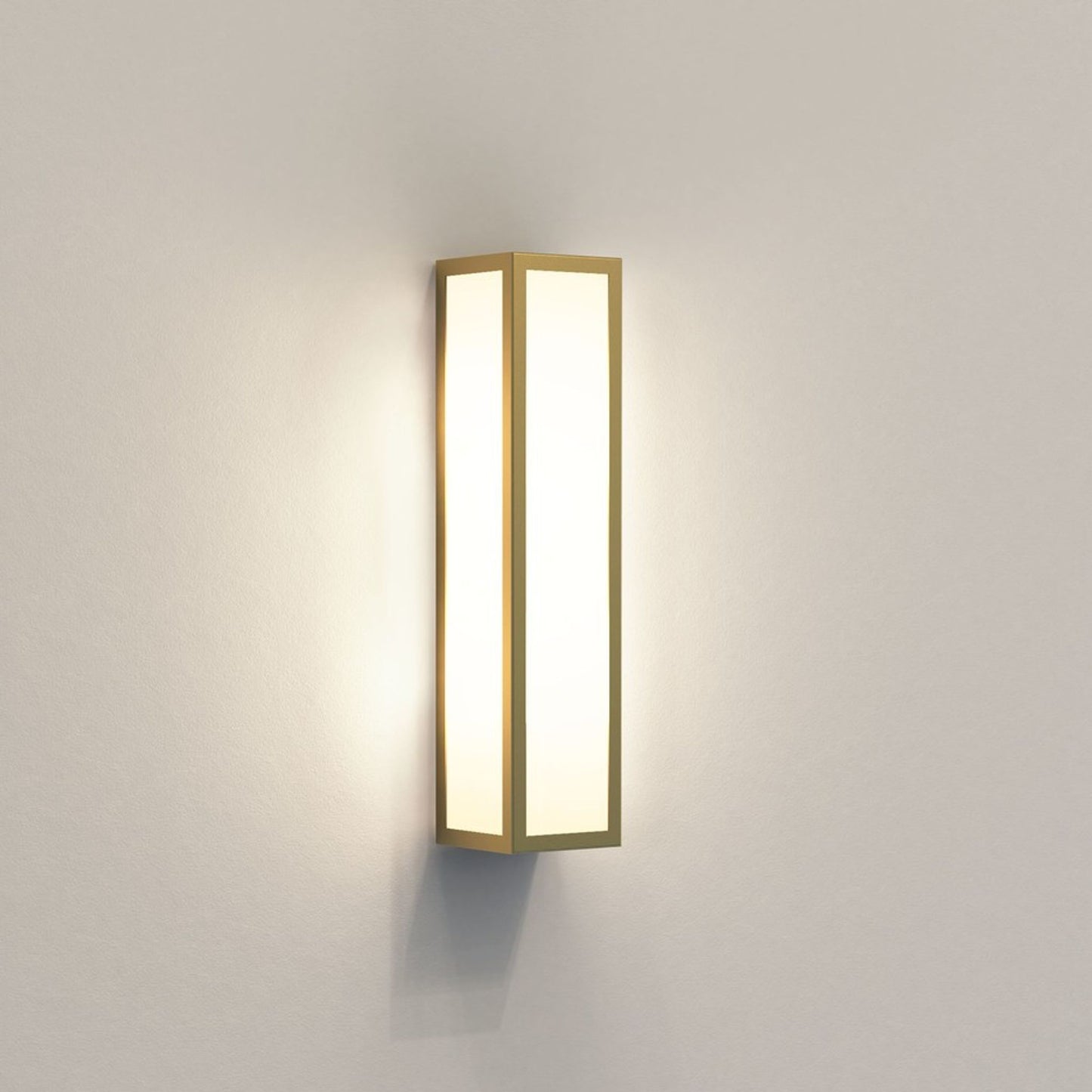 Salerno Exterior Wall Light with Opal Glass