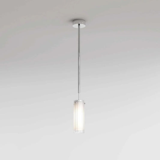 Ottavino Glass Pendant Polished Chrome