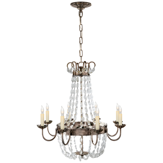 Paris Flea Market Chandelier with Seeded Glass