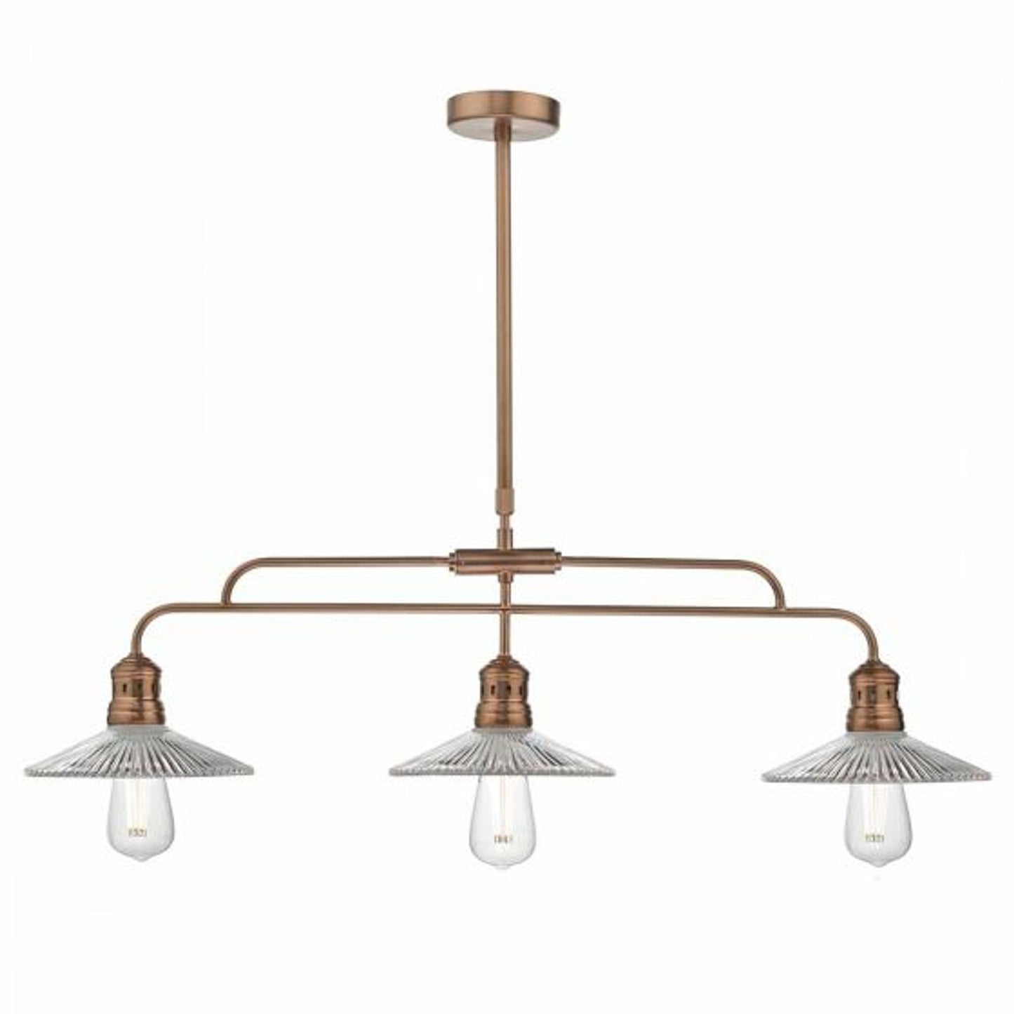 Adeline 3-Light Bar Pendant Brushed Copper