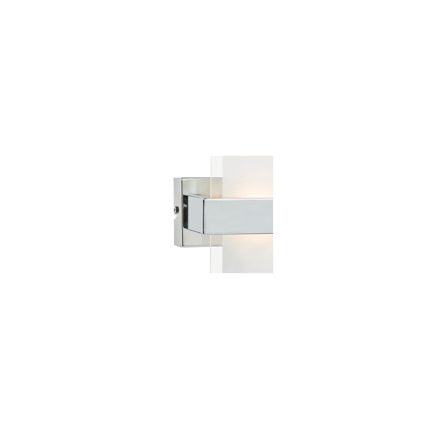 Apt LED Wall Light Polished Chrome & Glass