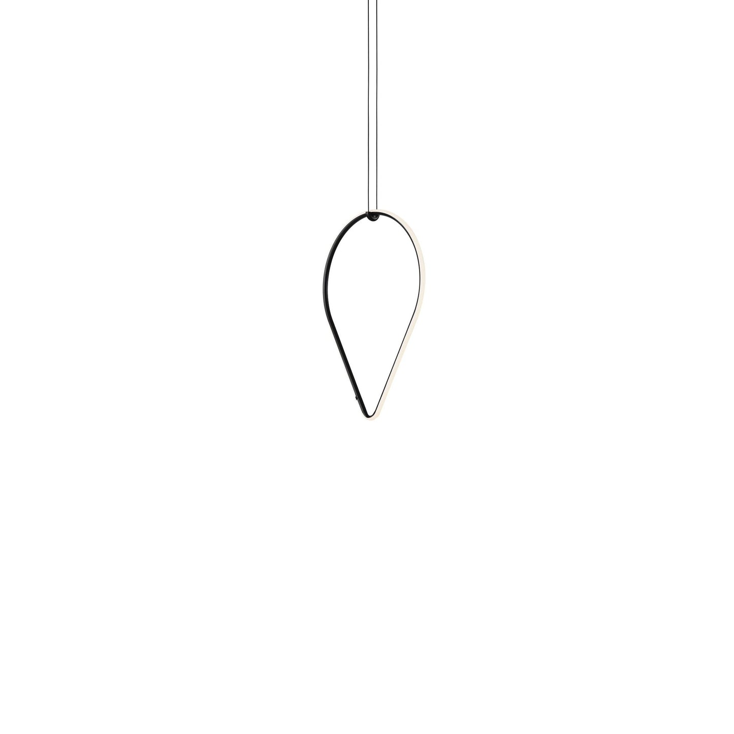 Arrangements Drop Down LED Pendant Matt Black