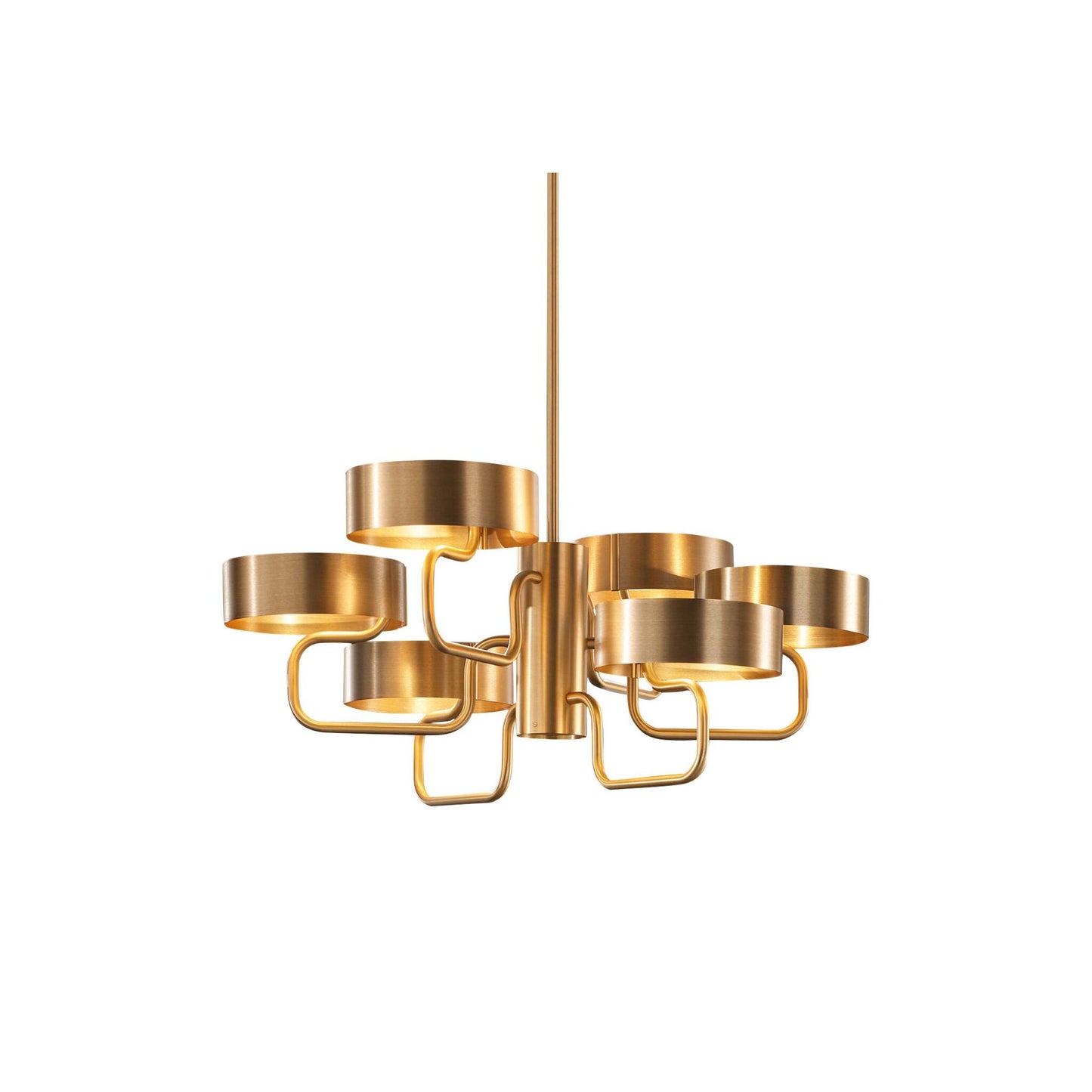 Sound S6 G12 6-Light Chandelier Brushed Gold