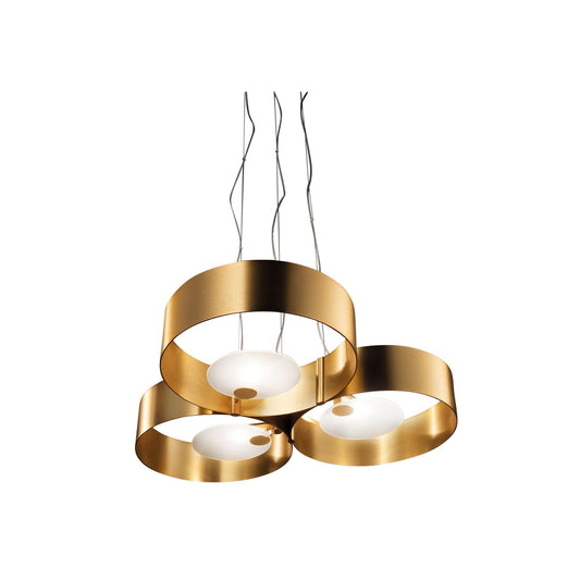 Sound OR3 G12 3-Light Pendant Brushed Gold