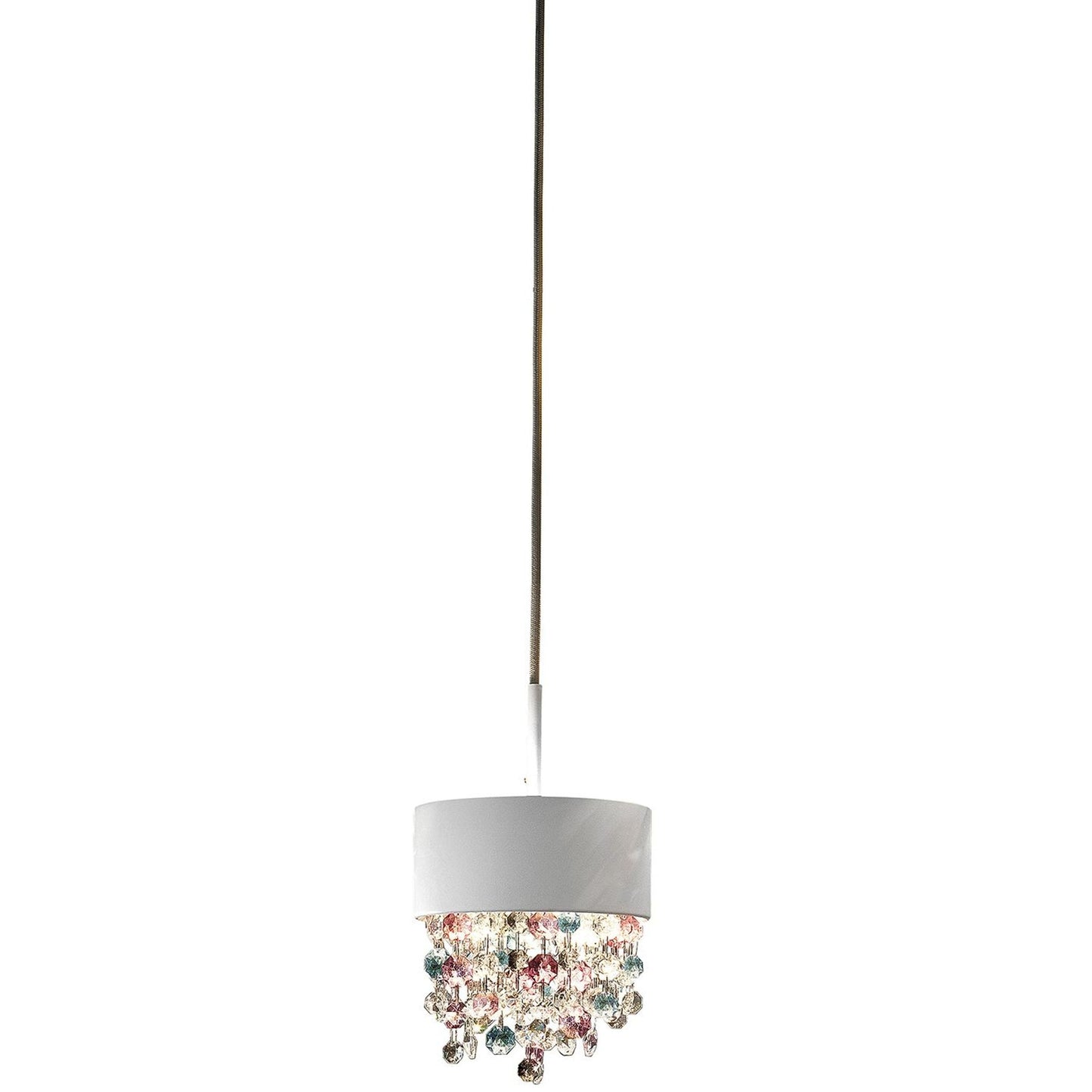 Ola S2 15 LED Pendant with Colored Glass