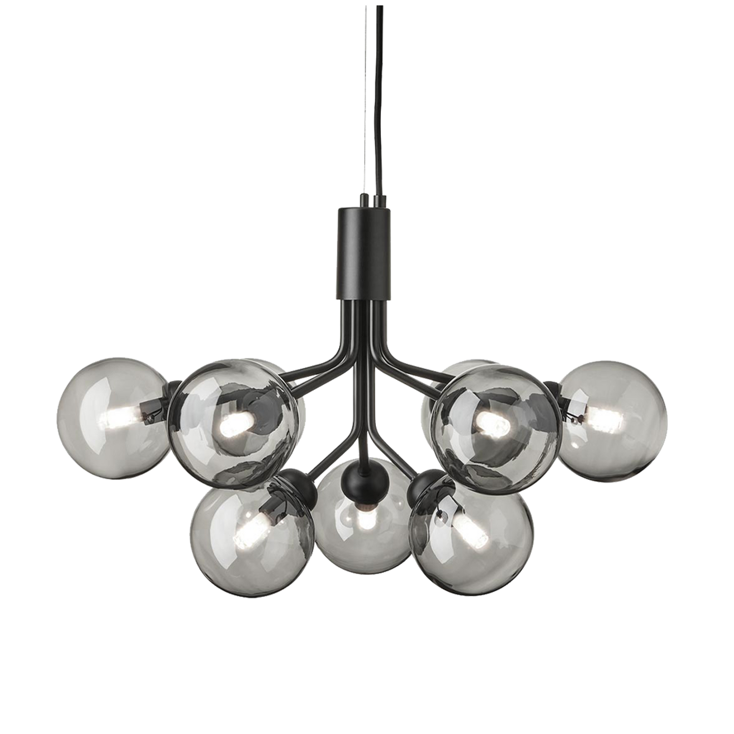 Apiales 9-Light Chandelier with Glass Shade